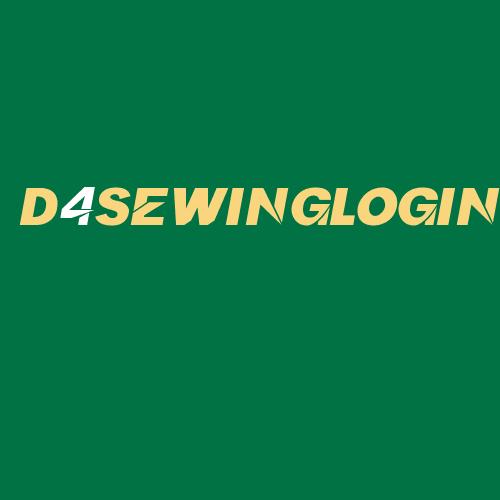 Logo da D4SEWINGLOGIN